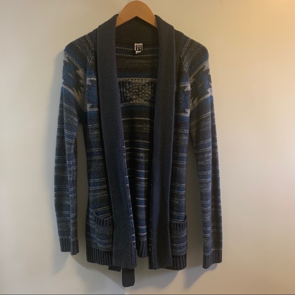 Roxy Cardigan. Large. Worn.